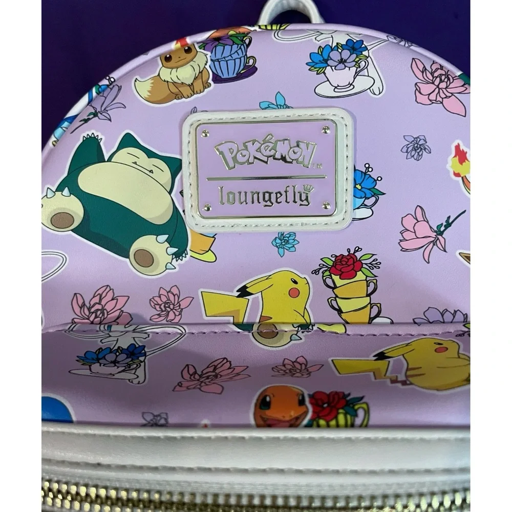 Loungefly Pokemon floral teacups party lavender mini backpack- 90s anime kawaii